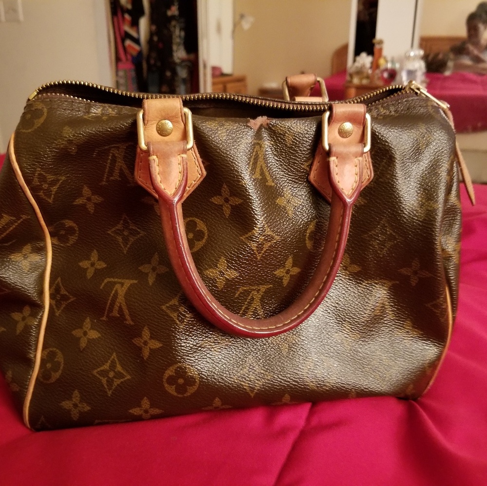 Authentic Speedy 30 Boston Hand Bag